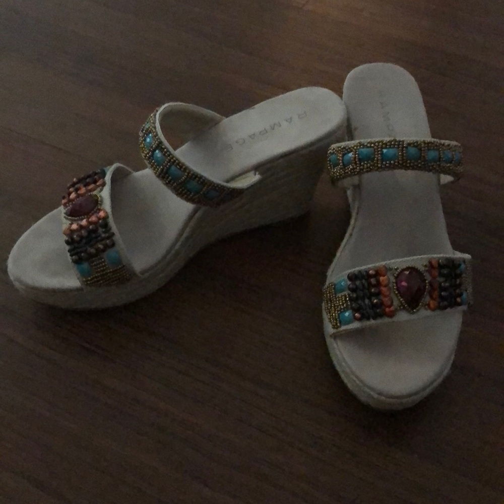 rampage wedged sandals